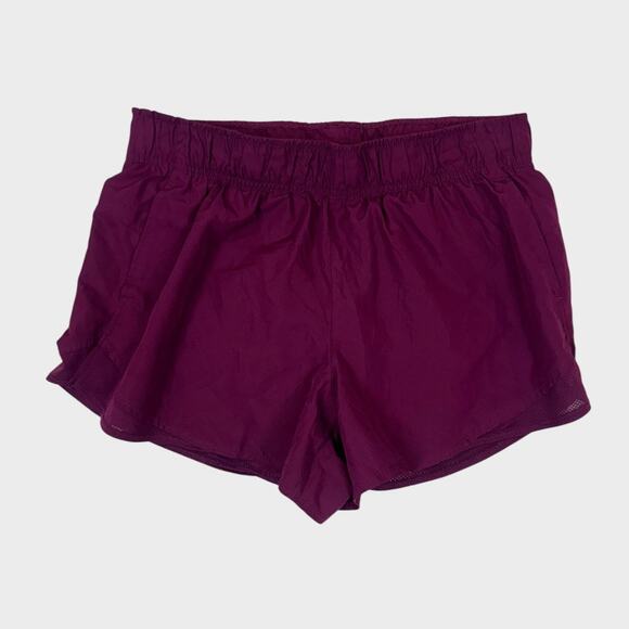 Athletic Pants - Athletic Womens Size 12-14 Large Maroon Shorts Running with Liner